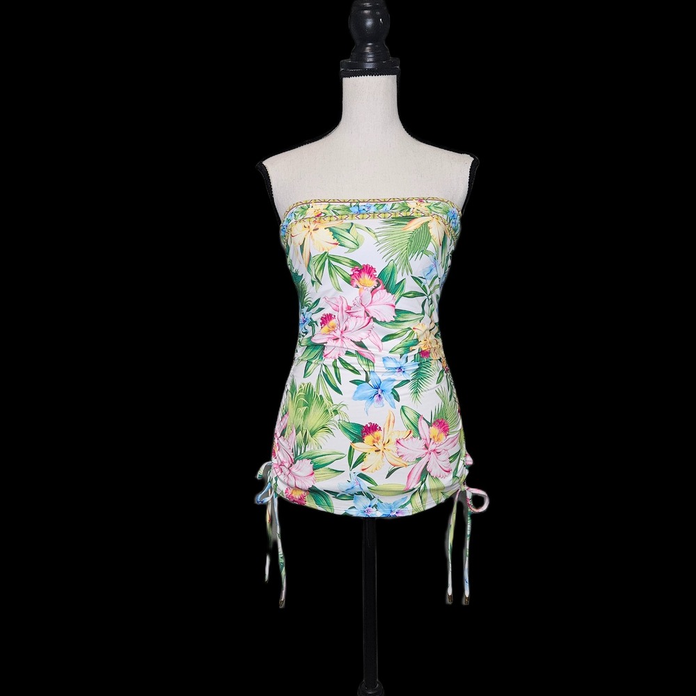 NWT Tommy Bahama Woman's XS‎ Orchid Garden Underwire Adjustable Bandini